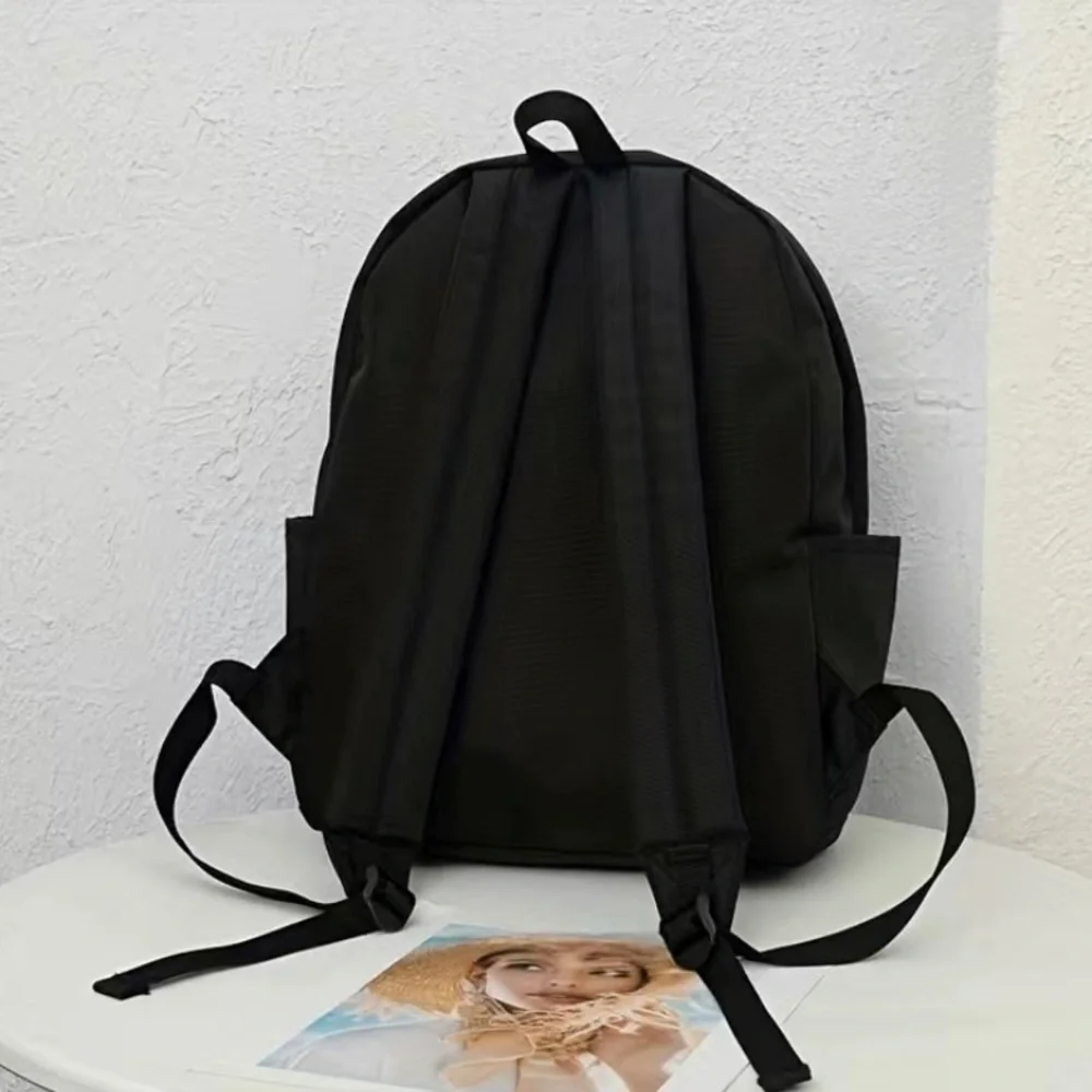Gothic Scream Ghost Black Backpack Punk Rock Biker Halloween Skater Unisex